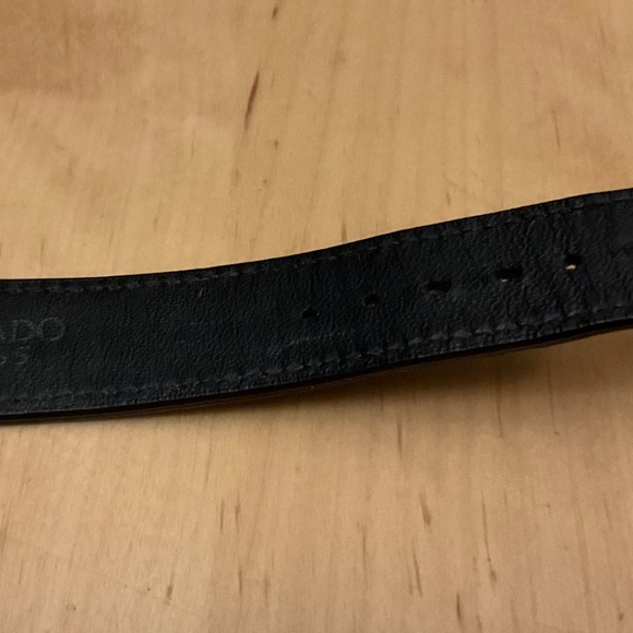 Authentic Vintage Movado Museum Dial Original Black Leather Works New Battery main image 2